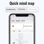 JNN M29A Portable Smart AI Magnetic Recorder Support APP Control, Memory:128GB(Black) - British D'sire