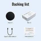 JNN M29A Portable Smart AI Magnetic Recorder Support APP Control, Memory:128GB(Black) - British D'sire