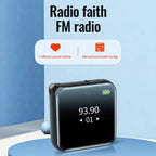 JNN M30 1.44 inch HD Screen Noise Reduction Control MP3 E - Book Player, Memory:128G - British D'sire