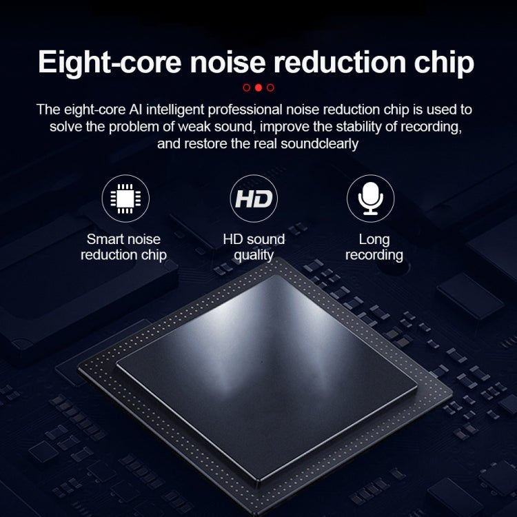 JNN Q75 Magnetic Smart Voice Recorder, Memory:32GB(Black) - British D'sire