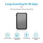 JNN Q75 Magnetic Smart Voice Recorder, Memory:64GB(Black) - British D'sire