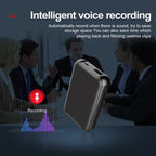 JNN Q75 Magnetic Smart Voice Recorder, Memory:8GB(Black) - British D'sire