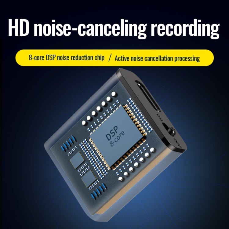 JNN Q8 Portable HD Noise Reduction Smart Voice Recorder, Memory:32GB - British D'sire