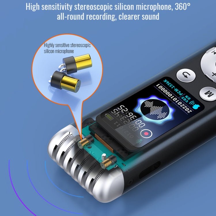 JNN Q88 Multifunctional HD Noise Reduction Mini MP3 Recorder, Capacity:16GB - British D'sire