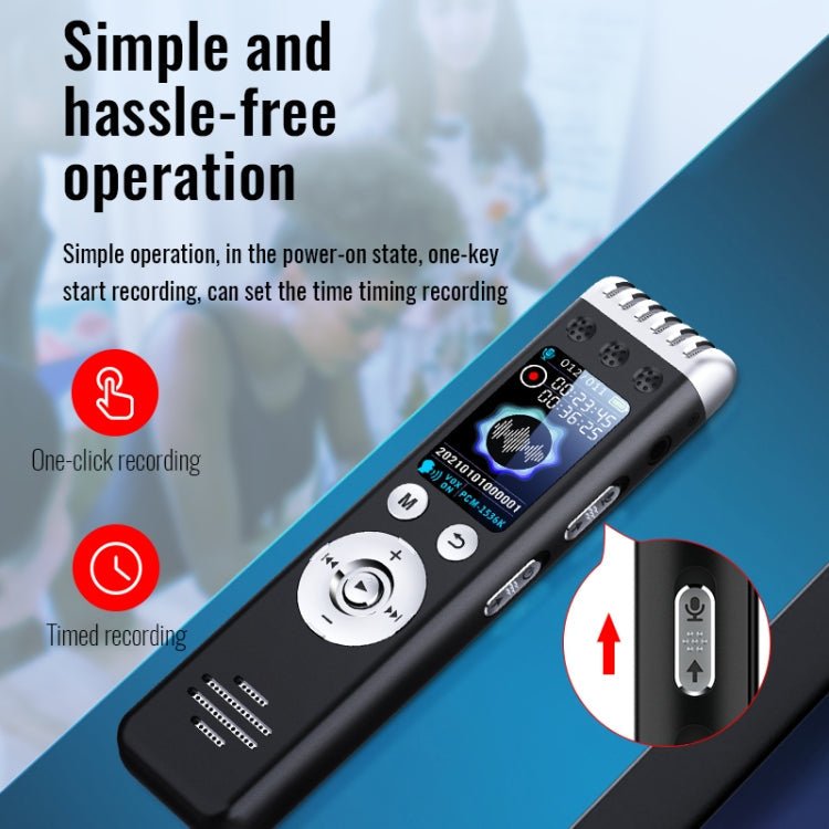 JNN Q88 Multifunctional HD Noise Reduction Mini MP3 Recorder, Capacity:16GB - British D'sire