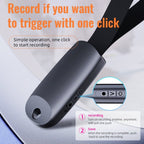 JNN S26 Smart Digital Noise Canceling Voice Recorder with Lanyard, Capacity:8GB(Black) - British D'sire