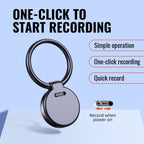 JNN S30 Round HD Noise Canceling Recorder, Capacity:16GB(Black) - British D'sire