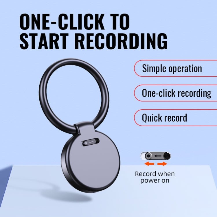 JNN S30 Round HD Noise Canceling Recorder, Capacity:16GB(Black) - British D'sire