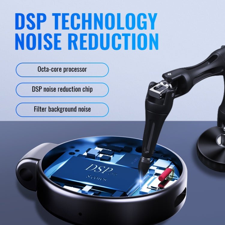 JNN S30 Round HD Noise Canceling Recorder, Capacity:4GB(Black) - British D'sire