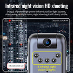 JNN V13 1080P Multifunctional Infrared Night Vision Recorder, Capacity:128G(Black) - British D'sire