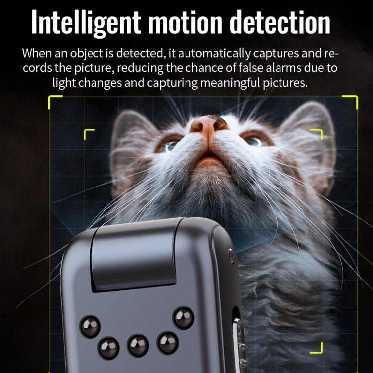JNN V13 1080P Multifunctional Infrared Night Vision Recorder, Capacity:4GB(Black) - British D'sire