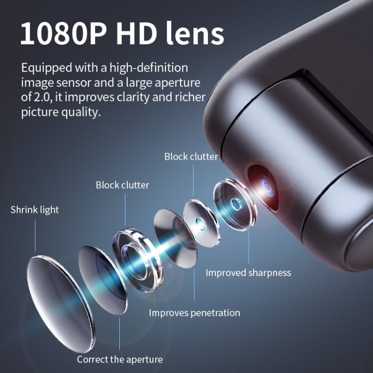 JNN V13 1080P Multifunctional Infrared Night Vision Recorder, Capacity:No Memory(Black) - British D'sire
