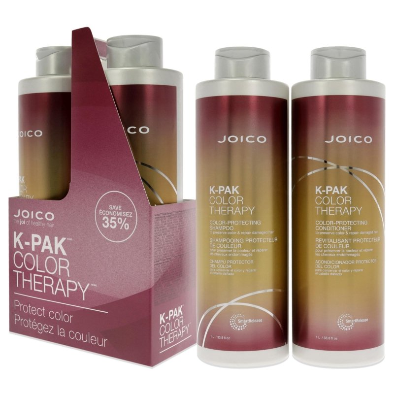 Joico - K - Pak Color Therapy kit for Unisex - 2 Pc 33.8 oz Shampoo, 33.8 oz Conditioner - 33.8 oz Shampoo, 33.8 oz Conditioner - British D'sire