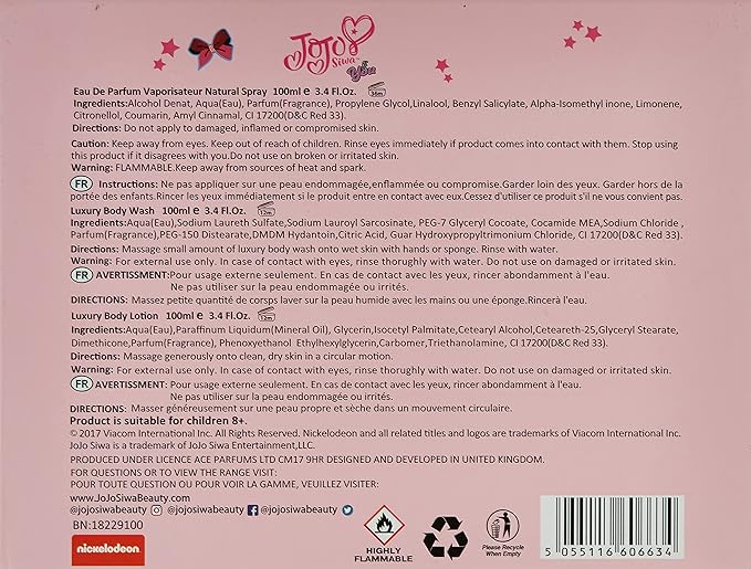 JoJo Siwa Be You - Gift Set With 100ml EDP Spray, 100ml Body Wash and 100ml Body Lotion Secondary image