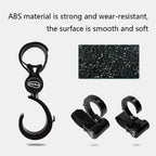 JOYREN 2pcs/Set Baby Stroller Non - Slip And Durable Hook(Black) - British D'sire