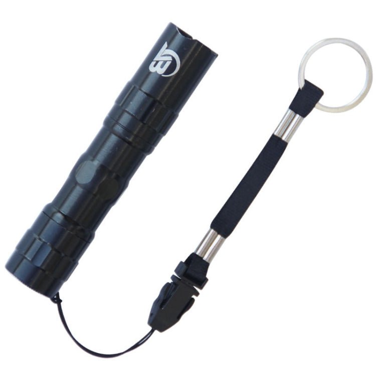 JUNGLELEOPARD 3 PCS Aluminum Alloy Strong Light Flashlight Mini Spotlight LED Light(Black) - British D'sire Main image