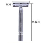 Junjie Shaving And Beard Razor Stand Old Style Double Sided Manual Shaver - British D'sire