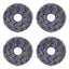 JUNSUNMAY 4pcs Washable Mop Pads Replacement for ECOVACS DEEBOT X1 Turbo / X2 Omni / T20 Pro(Blue+Grey) - British D'sire