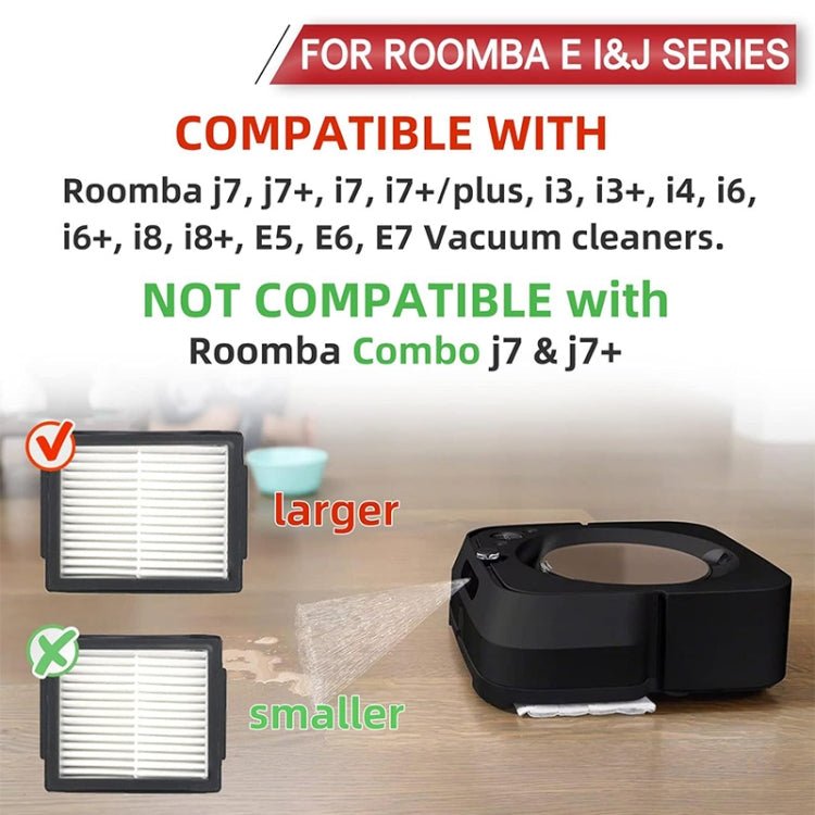 JUNSUNMAY 6pcs Clean Filter Replacement for iRobot Roomba E6 / E7 Secondary image