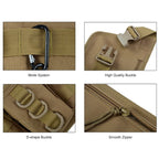 JUNSUNMAY J010 2L Waterproof Outdoor Sports Multifunction Waist Bag(Khaki) - British D'sire