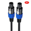 JUNSUNMAY Speakon Male to Speakon Male Audio Speaker Adapter Cable with Snap Lock, Length:6FT - British D'sire