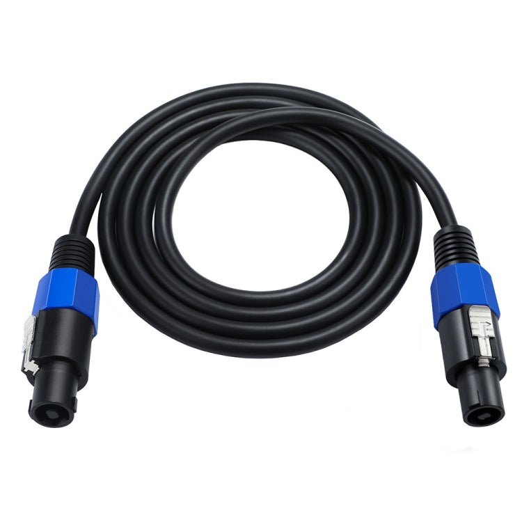 JUNSUNMAY Speakon Male to Speakon Male Audio Speaker Adapter Cable with Snap Lock, Length:6FT - British D'sire