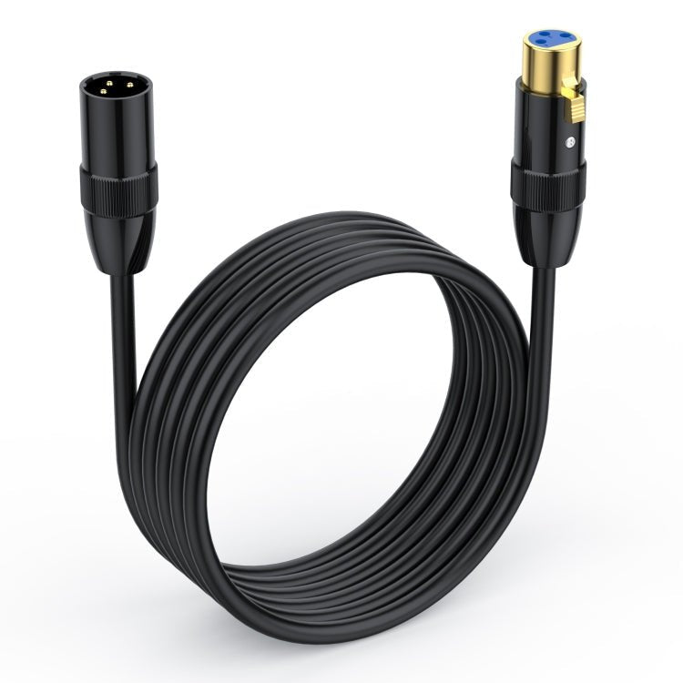 JUNSUNMAY XLR Male to Female Mic Cord 3 Pin Audio Cable Balanced Shielded Cable, Length:5m Secondary image