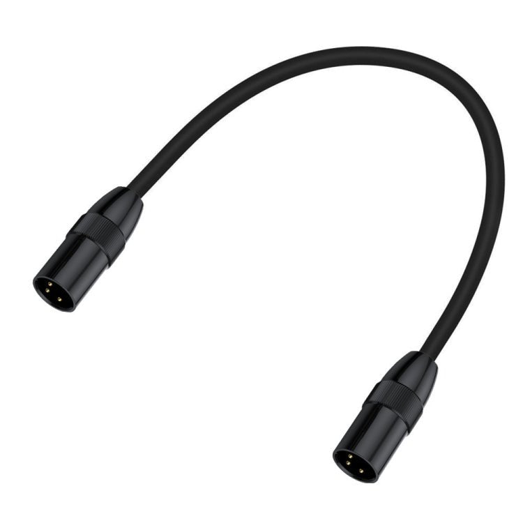 JUNSUNMAY XLR Male to Male Mic Cord 3 Pin Audio Cable Balanced Shielded Cable, Length:2m - British D'sire