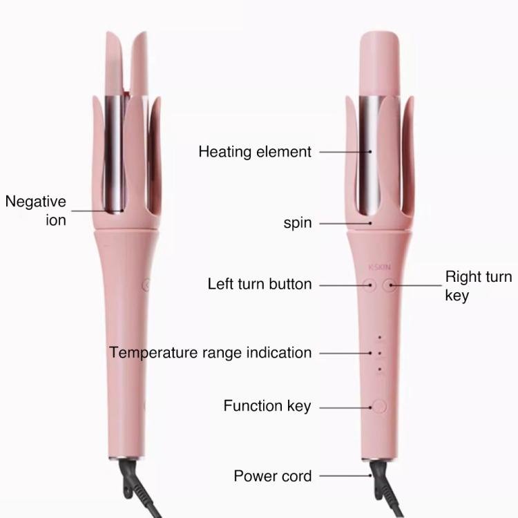 K - SKIN K3 Automatic Electric Hair Curler Iron Hair Styling Tool(EU Plug) - British D'sire