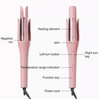 K - SKIN K3 Automatic Electric Hair Curler Iron Hair Styling Tool(UK Plug) - British D'sire