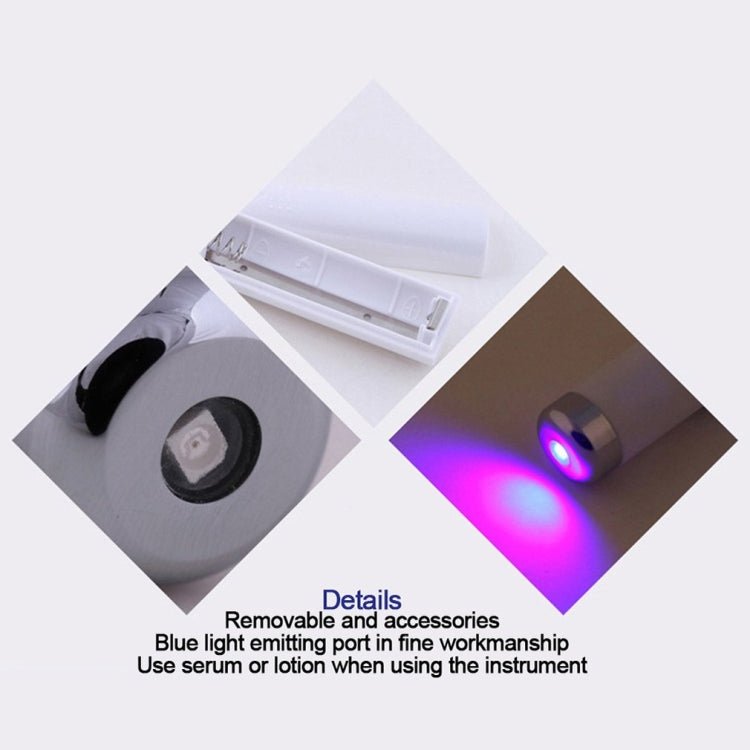 K - SKIN KD - 7910 Acne Laser Pen Portable Wrinkle Removal Machine Durable Soft Scar Remover Device Blue Light Therapy Pen - British D'sire