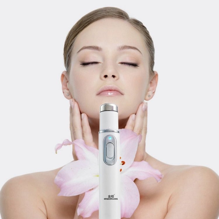 K - SKIN KD - 7910 Acne Laser Pen Portable Wrinkle Removal Machine Durable Soft Scar Remover Device Blue Light Therapy Pen - British D'sire