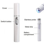K - SKIN KD - 7910 Acne Laser Pen Portable Wrinkle Removal Machine Durable Soft Scar Remover Device Blue Light Therapy Pen - British D'sire