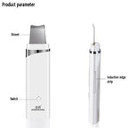 K - SKIN KD - 8023Ultrasonic Blackhead Acne Removal Pore Cleaner Facial Skin Care Scrubber Exfoliating Pore Cleaner - British D'sire
