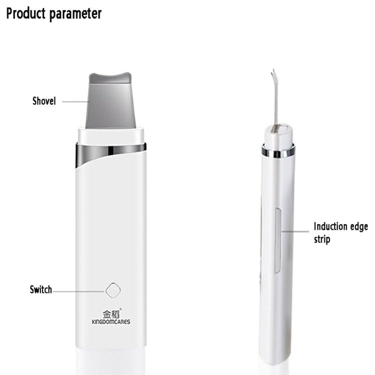 K - SKIN KD - 8023Ultrasonic Blackhead Acne Removal Pore Cleaner Facial Skin Care Scrubber Exfoliating Pore Cleaner - British D'sire