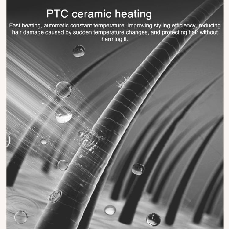 K - SKIN KD3800 PTC Heating Hair Straightening Curler Comb Iron(US Plug) - British D'sire