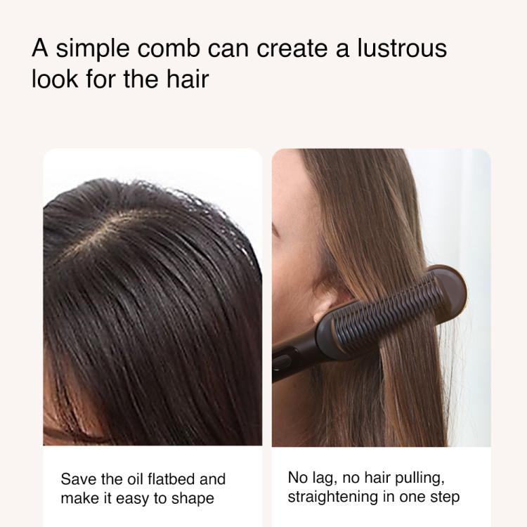 K - SKIN KD3800 PTC Heating Hair Straightening Curler Comb Iron(US Plug) - British D'sire