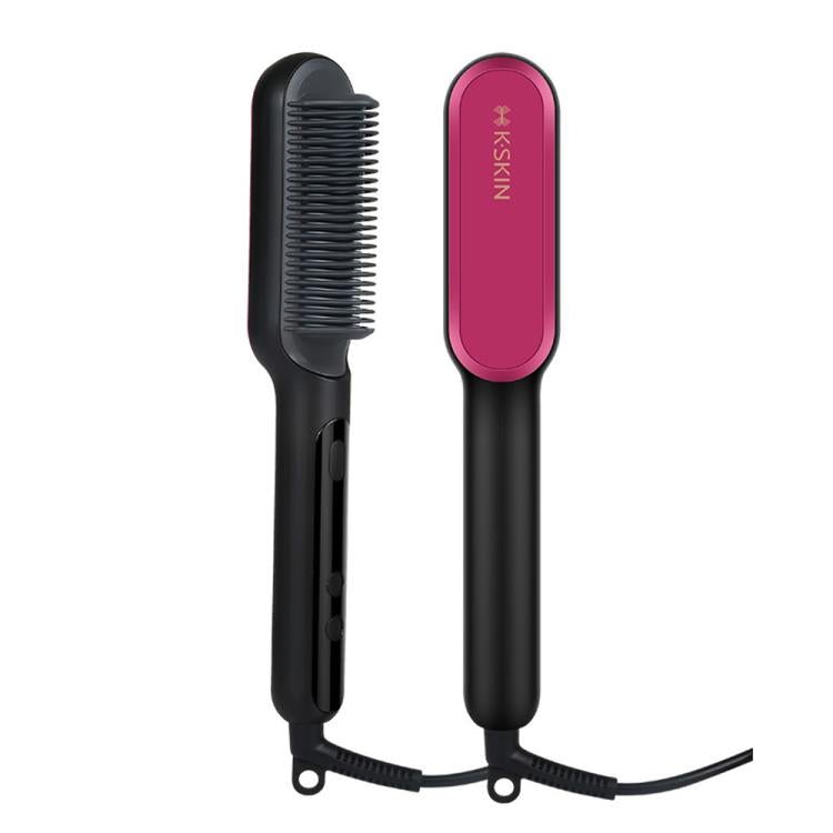 K - SKIN KD3800 PTC Heating Hair Straightening Curler Comb Iron(US Plug) - British D'sire