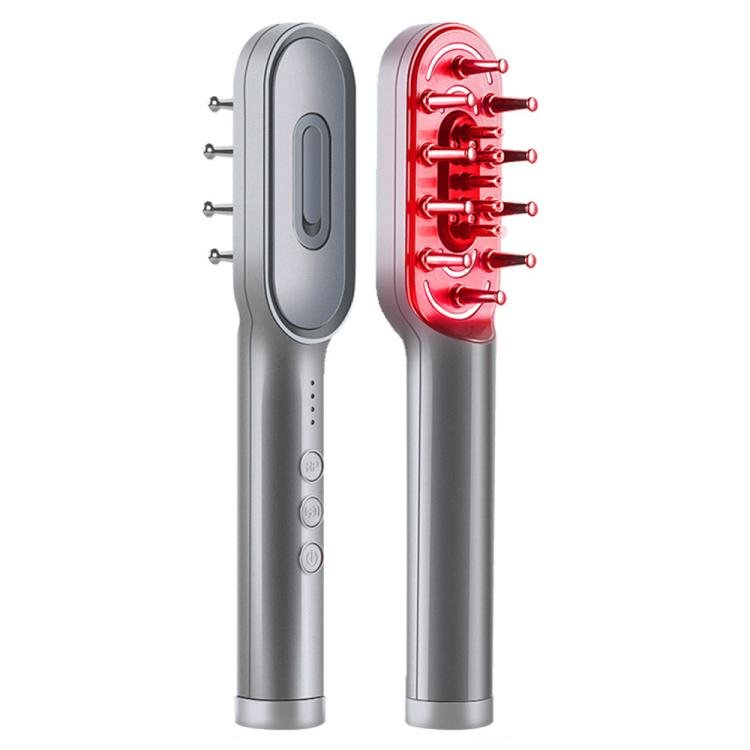 K - SKIN KD3806 EMS Micro - current IPL Hair Care Massage Comb(Grey) - British D'sire
