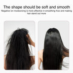 K - SKIN KD382B Negative Ion Hair Care Type - C Wireless Hair Straightening Comb(Grey) - British D'sire