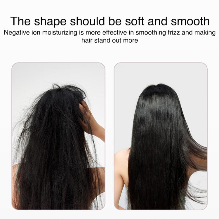 K - SKIN KD382S Negative Ion Hair Care Type - C Wireless Hair Straightening Comb(Black) - British D'sire