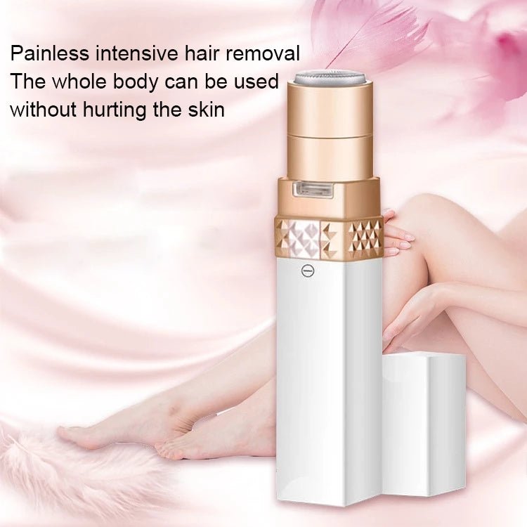 K - SKIN KD505 Portable Electric Epilator Painless Facial Body Hair Remover Trimmer Skin - Friendly 3D Floating Blades - British D'sire
