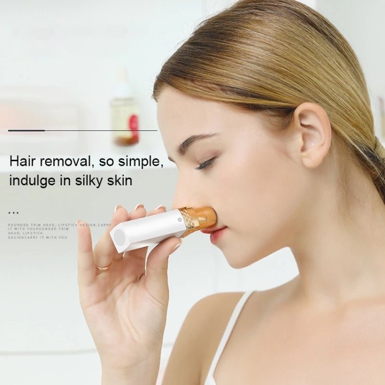 K - SKIN KD505 Portable Electric Epilator Painless Facial Body Hair Remover Trimmer Skin - Friendly 3D Floating Blades - British D'sire