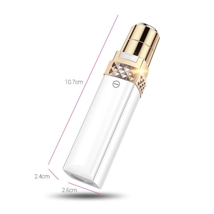 K - SKIN KD505 Portable Electric Epilator Painless Facial Body Hair Remover Trimmer Skin - Friendly 3D Floating Blades - British D'sire