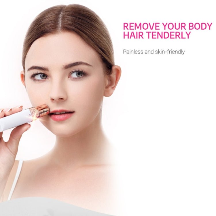 K - SKIN KD505 Portable Electric Epilator Painless Facial Body Hair Remover Trimmer Skin - Friendly 3D Floating Blades - British D'sire