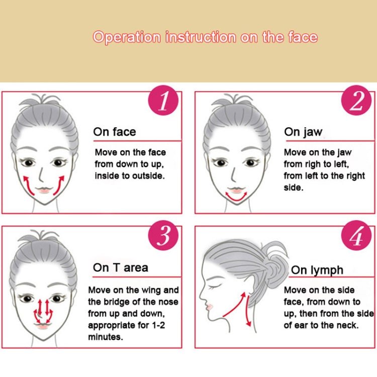 K - SKIN KD8800 Facial Massager Eye Neck Essence Adsorption Blackhead Pore Rechargeable Portable Skin Care 4 - level adjustable Facial care - British D'sire