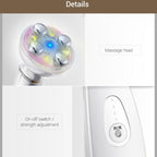 K - SKIN KD8800 Facial Massager Eye Neck Essence Adsorption Blackhead Pore Rechargeable Portable Skin Care 4 - level adjustable Facial care - British D'sire
