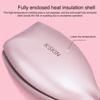 K - SKIN KD885 Negative Ion Electric Hair Curler Iron Hair Styling Tool(EU Plug Pink) - British D'sire