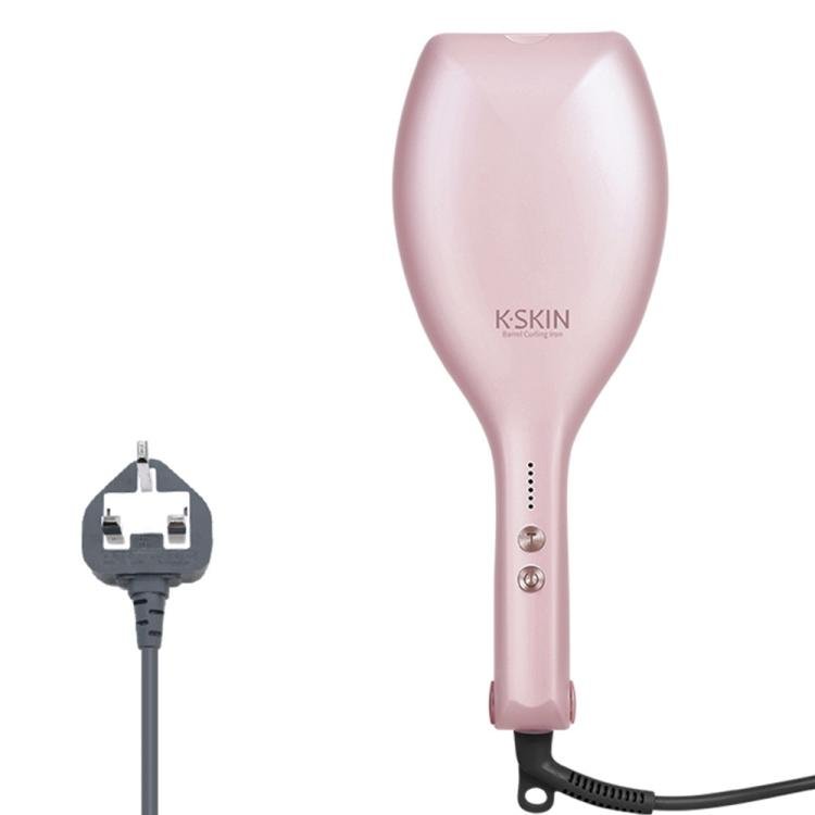 K - SKIN KD885 Negative Ion Electric Hair Curler Iron Hair Styling Tool(UK Plug Pink) - British D'sire Main image