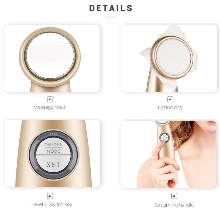 K - SKIN KD9930 Facial Thermostat Beauty Introduction Instrument Beauty Device Face Cleansing Massager for Women Facial Skin Care - British D'sire